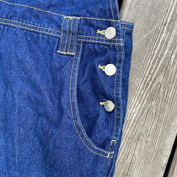 Vintage Gemini Jeans Denim Jean Overalls Coveralls Unisex - Picture 4 of 15